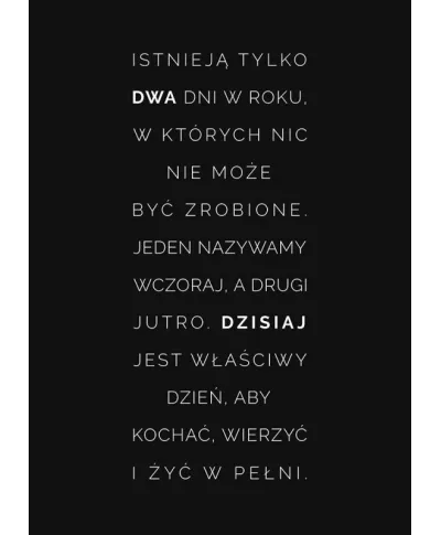 Kochać, wierzyć i żyć w pełni - plakat