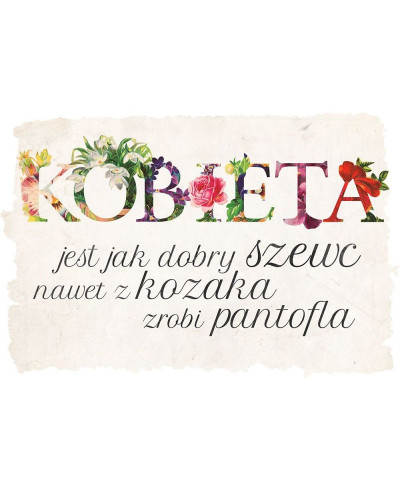 Kobieta - plakat