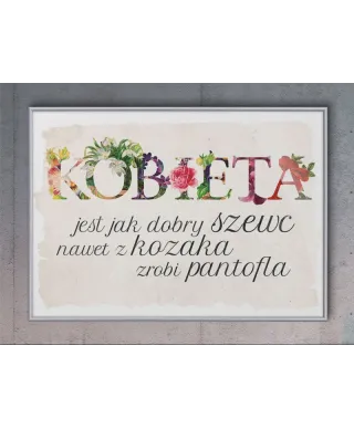 Kobieta - plakat