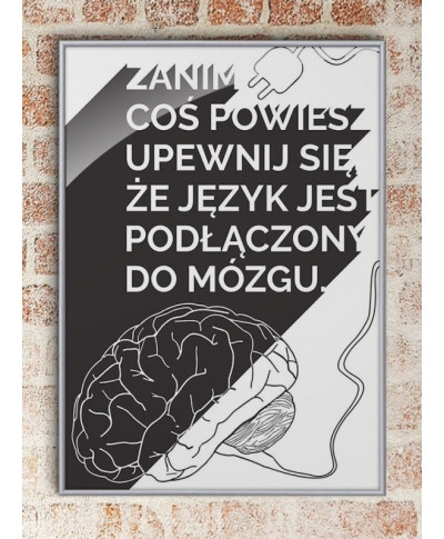 Myśl - plakat