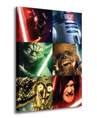 Star Wars (Character Squares) - obraz na płótnie