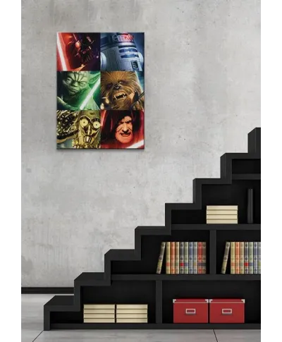 Star Wars (Character Squares) - obraz na płótnie