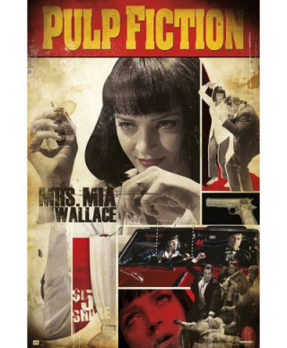 Pulp Fiction - Mia Wallace - plakat