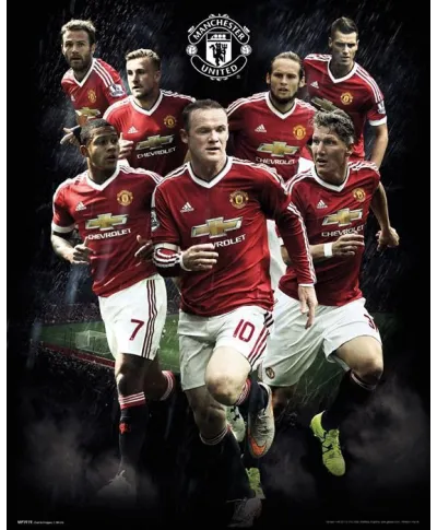Manchester United Zawodnicy 15/16 - plakat