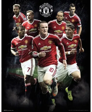 Manchester United Zawodnicy 15/16 - plakat