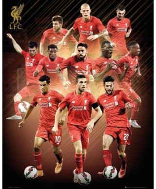 FC Liverpool Zawodnicy 15/16 - plakat