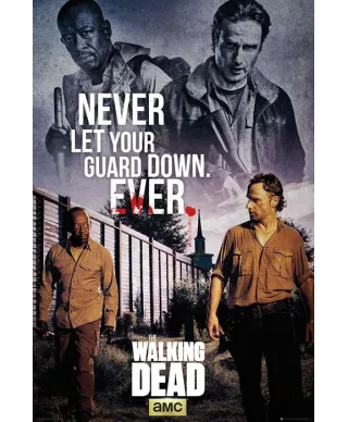 The Walking Dead Rick & Morgan - plakat