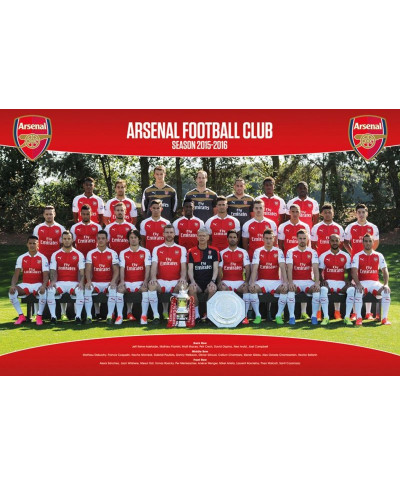Arsenal Londyn - Drużyna 15-16 - plakat