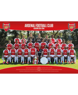 Arsenal Londyn - Drużyna 15-16 - plakat