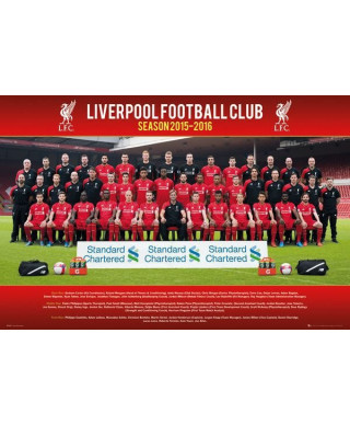 Liverpool Team Photo 15/16 - plakat