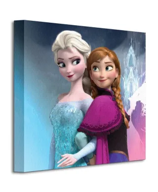 Frozen Anna and Elsa - Obraz na płótnie