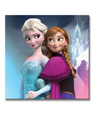 Frozen Anna and Elsa - Obraz na płótnie