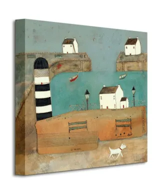 (A Trot Along The Harbour) - Obraz na płótnie