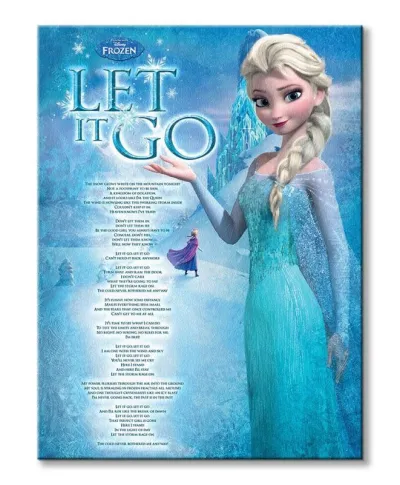 Frozen (Let it go) - Obraz na płótnie