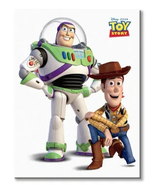 Toy Story (Buzz and Woody) - Obraz na płótnie