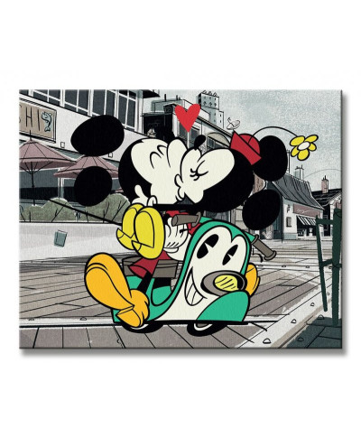 Mickey and Minnie - Obraz na płótnie