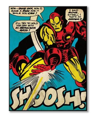 Iron Man (Shoosh) - Obraz na płótnie