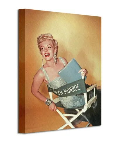 Marilyn Monroe (Gold) - Obraz na płótnie