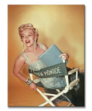 Marilyn Monroe (Gold) - Obraz na płótnie
