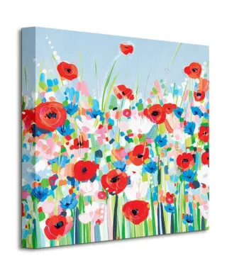 Cornflowers & Poppies - Obraz na płótnie