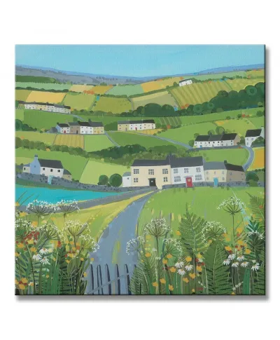 Green Fields - Obraz na płótnie