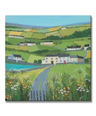 Green Fields - Obraz na płótnie