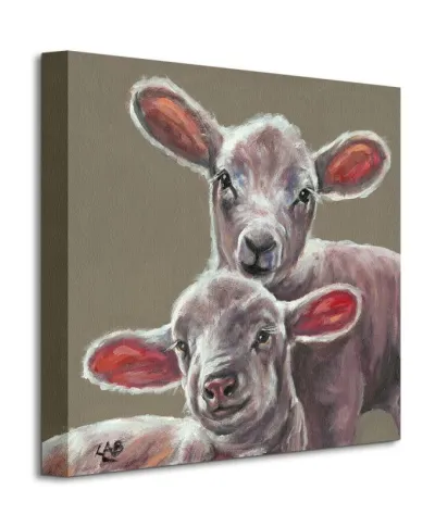 Spring Lambs - Obraz na płótnie
