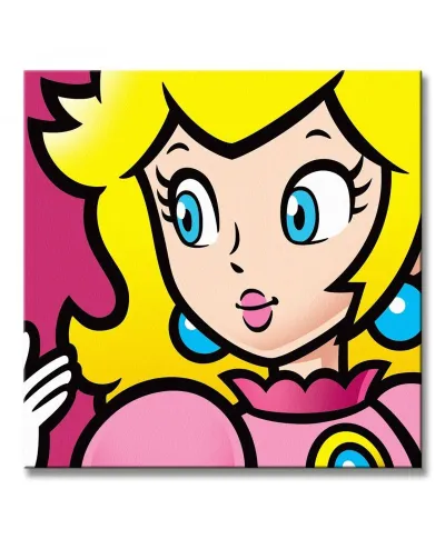 Super Mario (Peach) - Obraz na płótnie