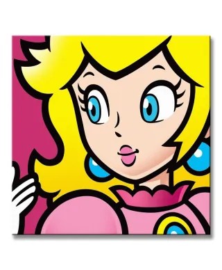 Super Mario (Peach) - Obraz na płótnie