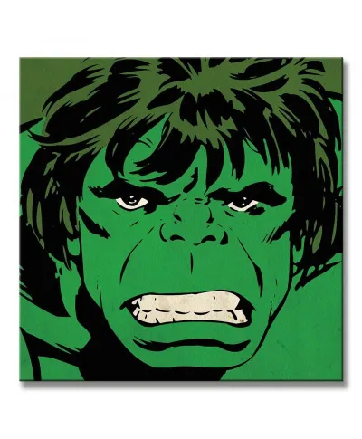 Marvel Comics (Hulk Closeup) - Obraz na płótnie