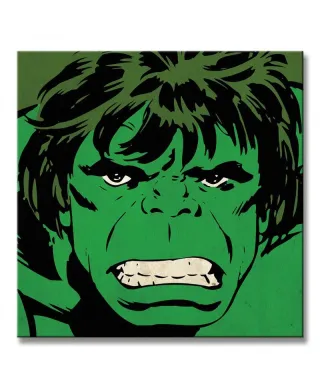 Marvel Comics (Hulk Closeup) - Obraz na płótnie