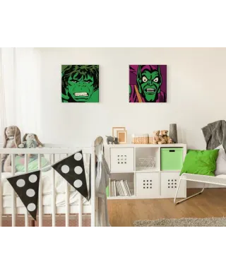 Marvel Comics (Hulk Closeup) - Obraz na płótnie