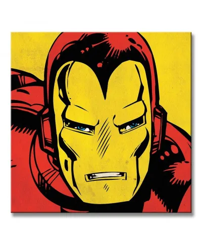 Marvel Comics (Iron Man Closeup) - Obraz na płótnie