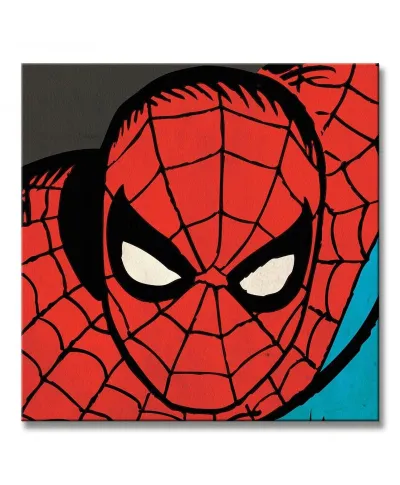 Marvel Comics (Spider Man Closeup) - Obraz na płótnie