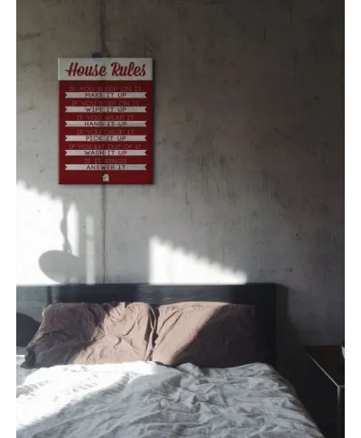 House Rules - Obraz na płótnie