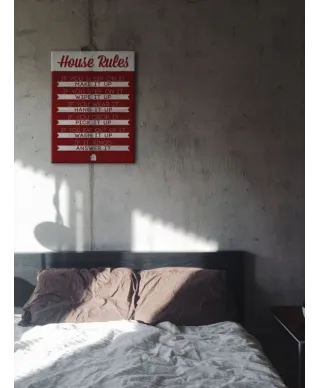 House Rules - Obraz na płótnie