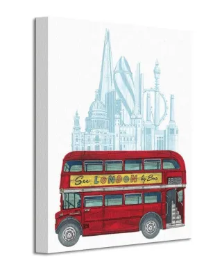 See London by Bus - Obraz na płótnie