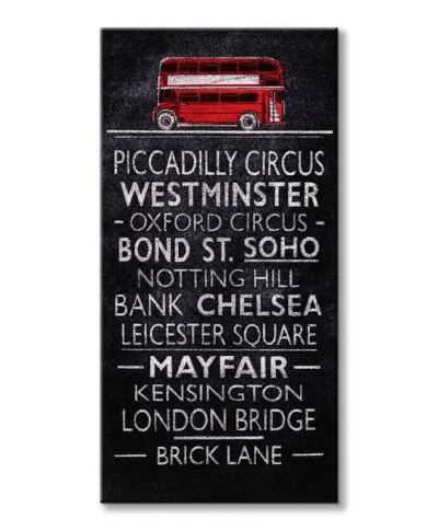 London Bus Blind - Obraz na płótnie