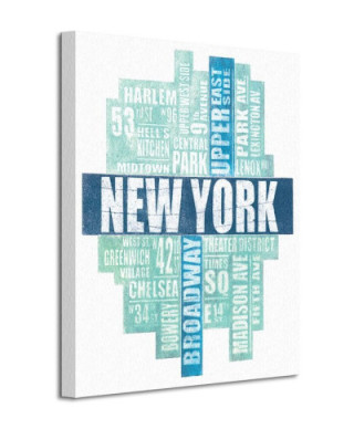 New York Type - Obraz na płótnie