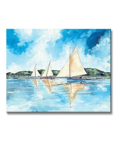 Three Boats - Obraz na płótnie