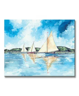 Three Boats - Obraz na płótnie