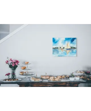 Three Boats - Obraz na płótnie