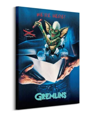 Gremlins (one sheet STRIPE) - Obraz na płótnie