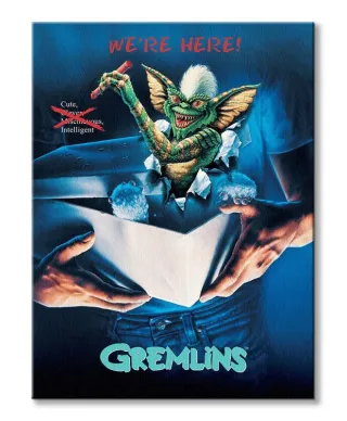 Gremlins (one sheet STRIPE) - Obraz na płótnie