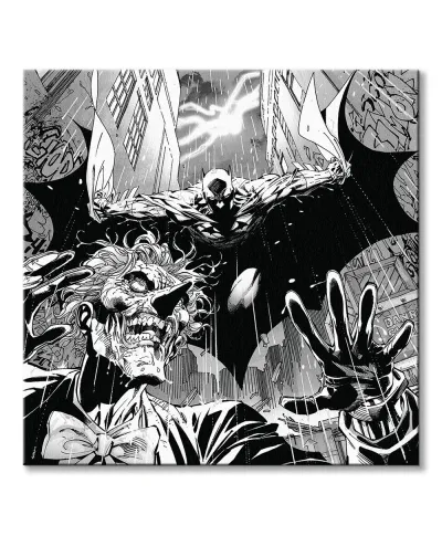 DC Comics (Batman vs The Joker),nietoperz - Obraz na płótnie