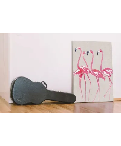 Elegant Flamingos - Obraz na płótnie