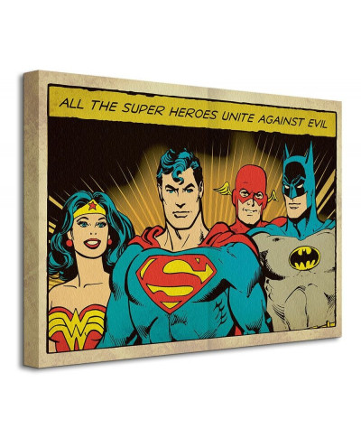 Obraz dla dzieci - DC Comics (Unite Against Evil) - 40x30 cm