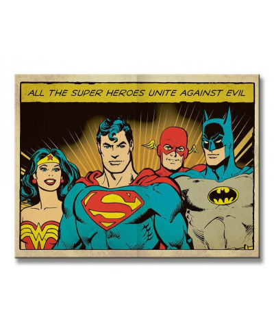 Obraz dla dzieci - DC Comics (Unite Against Evil) - 40x30 cm