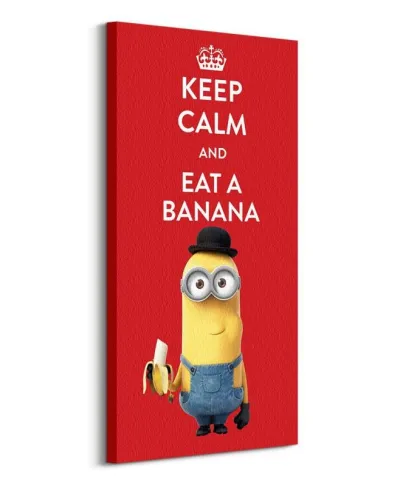 Minions (Keep Calm) - Obraz na płótnie