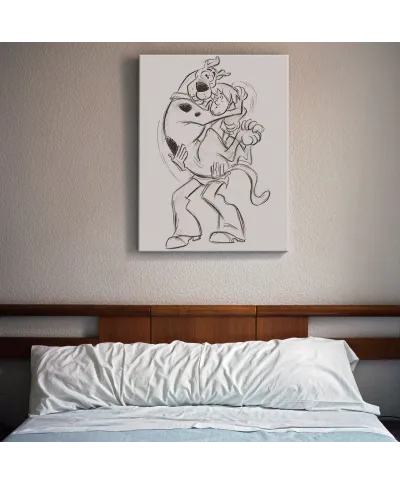 Scooby Doo (sketch) - Obraz na płótnie